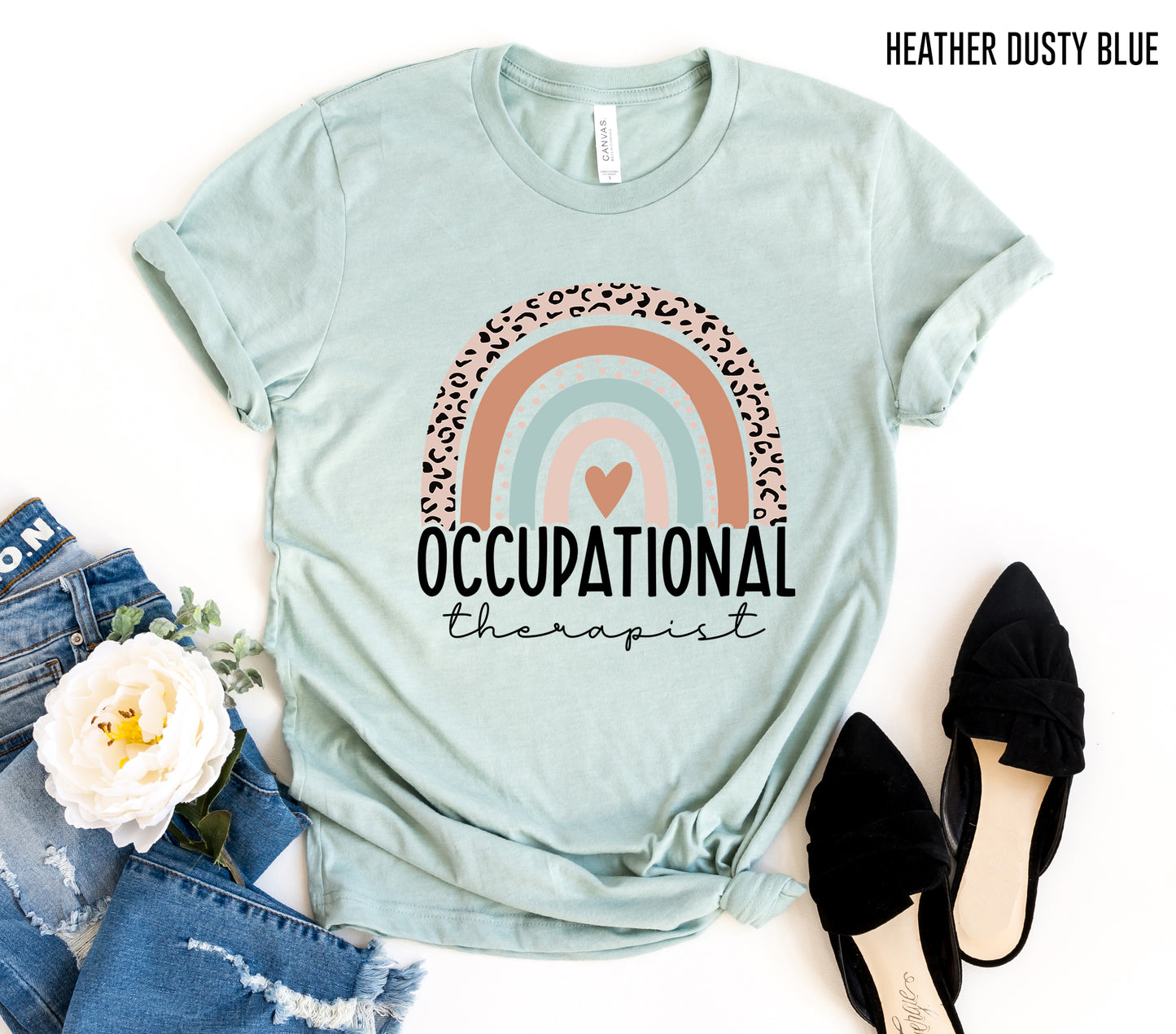 Occupational Therapist Rainbow Shirt, Occupational Therapy Shirt, OT Shirt, Cota OTA Shirt, Occupational Therapy Sweatshirt, OT Squad Matching