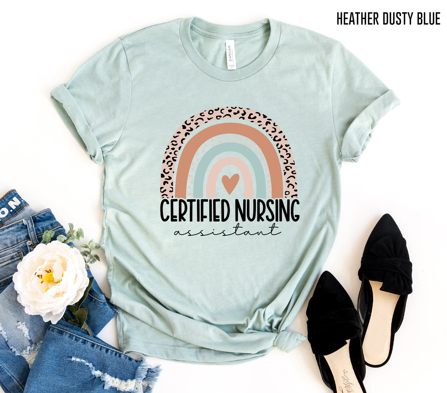 Certified Nursing Assistant Rainbow Shirt, CNA Shirts, CNA Gift, Nursing Assistant Gift, Nursing Assistant Tee, CNA Tee, CNA Graduation Shirt