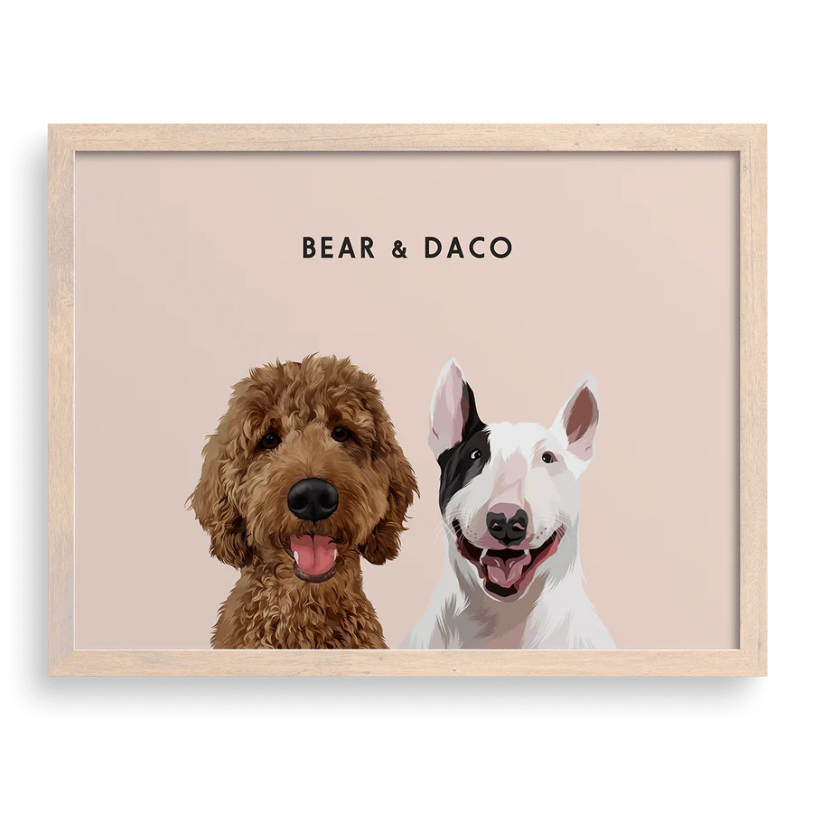 2 dogs text