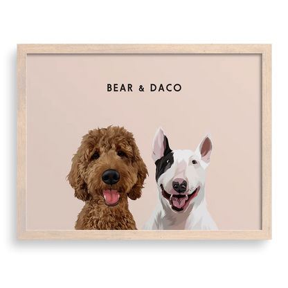 2 dogs text