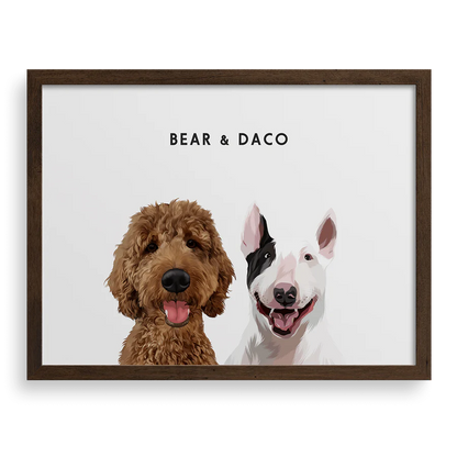 2 dogs text