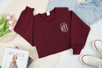 Personalized Embroidered OTA Sweatshirt, Custom OTA Nurse Shirt, OTA Nurse Crewneck, Nurse Appreciation Gift, Occupational Therapy Assistant Sweater