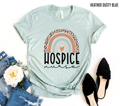 Hospice Rainbow Shirt, Hospice Nurse Shirt, Hospice Gift, Hospice Care, Hospice Nurse Gifts, Medical Shirt, Nursing Shirt, Med Shirt, Nursing School Tee